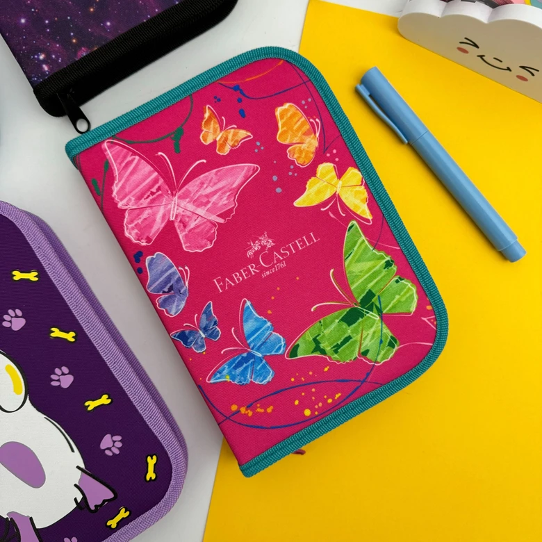 Estojo estampado borboleta