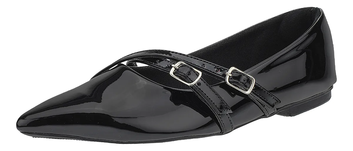 Sapatilha Feminina P/ Trabalho Social Bico Fino Elegante