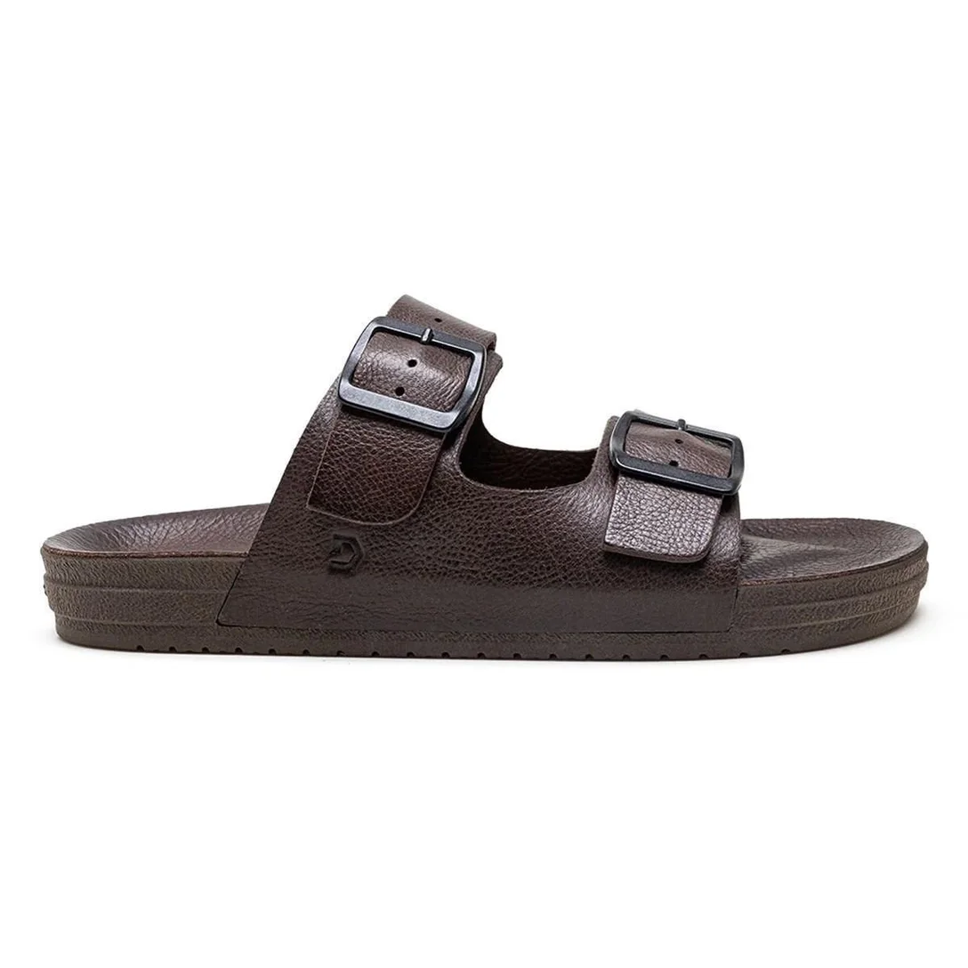 Sandália de Couro Democrata Masculina Easy Weekend