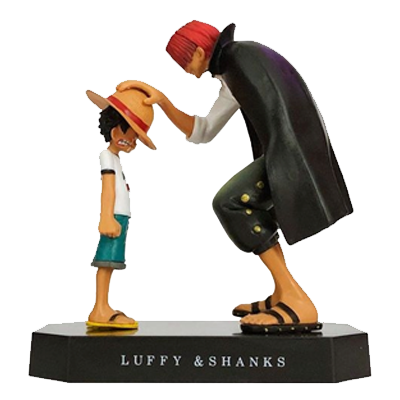 Luffy Kid e Shanks One Piece Yonkou - Action Figure