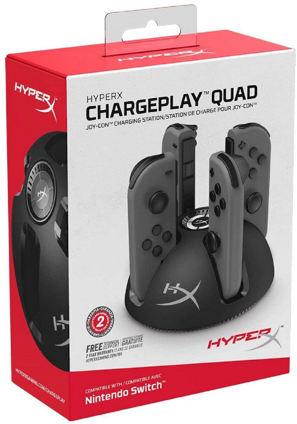 HyperX ChargePlay Quad - Carregador para Joy-Con