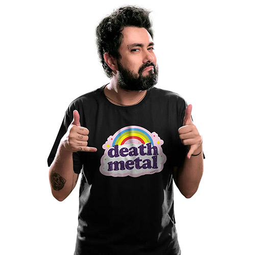 Camiseta Preta - Death Metal