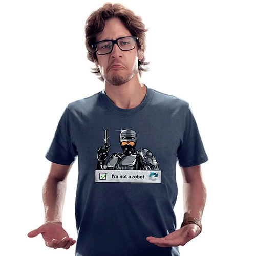 Camiseta Cinza - Robocop