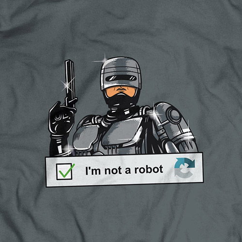 Camiseta Cinza - Robocop