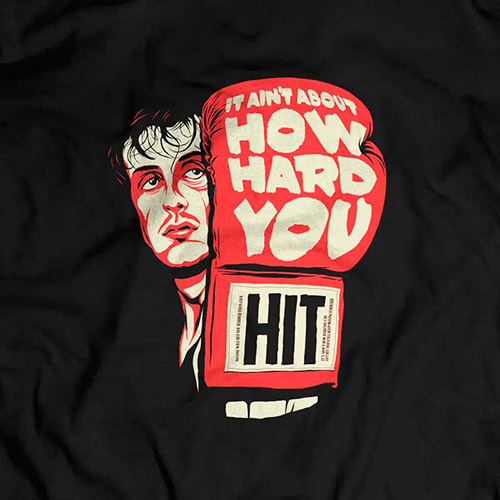 Camiseta Preta - Rocky